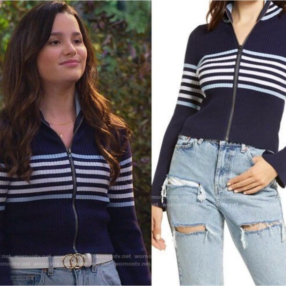 Cali Be Zip Front Sweater - Picture 8 of 14